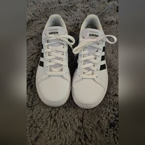 Adidas Classic White and Black Sneakers